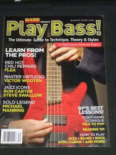 MAGAZINE Bass Player Presents Play Bass Flea Victor Wooten Best