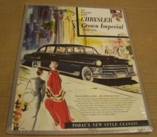 Chrysler 1950 Crown Imperial Limousine Advertisement