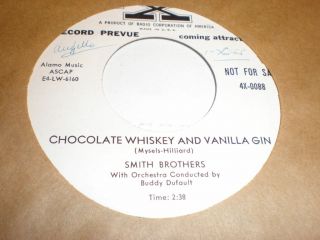 Smith Brothers 45 Chocolate Whiskey And Vanilla Gin X PROMO