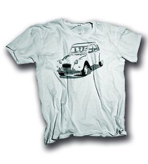 Citroen 2CV Special retro silhouette T shirt sizes S to XXXL