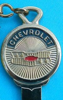 Chevrolet Chevelle SS Stingray Vintage Gold Crest Key Blank 1970 1974