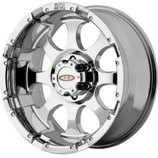 16 inch Moto Metal 955 chrome wheels rims 8x6.5 8x165.1