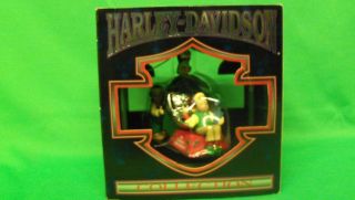 Collectable 1997 Harley Davidson Christmas Ornament. Horn Testing Area