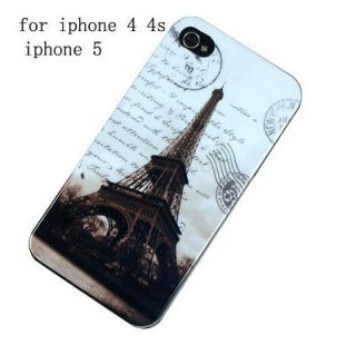 christmas iPhone 4 4S 5 case Classic Paris Relief Eiffel Tower Hard