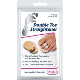 PEDIFIX TOE DOUBLE STRAIGHTENER HAMMER TOES ONE SIZE FITS MOST NEW