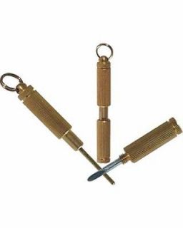 Cigar Piercer Holder with Ejector and Key Ring Attachment 9352