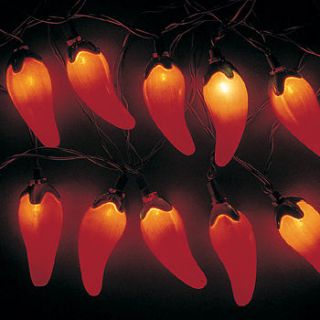 8ft Red Hot Chili Pepper Lights Cinco De Mayo Fiesta Mexican Decor