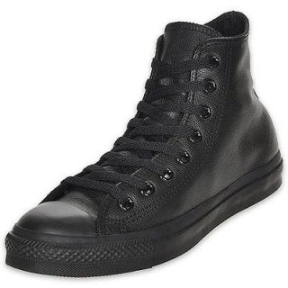 Converse Chuck Taylor All Star Shoes 1T405 Hi Black Leather