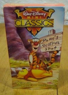 Disney WINNIE THE POOH AND TIGGER TOO VHS VIDEO