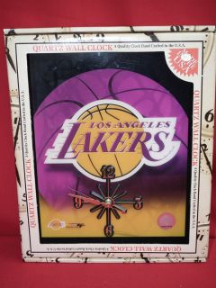 Los Angeles Lakers Basketball Wall Clock