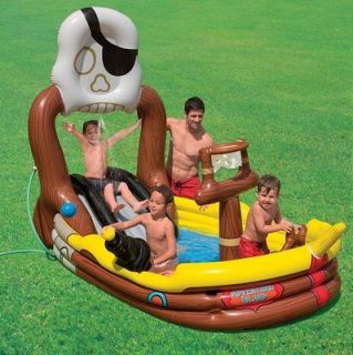 INTEX Pirate Adventure Ship Play Center Kids Inflatable Pool  57133EP