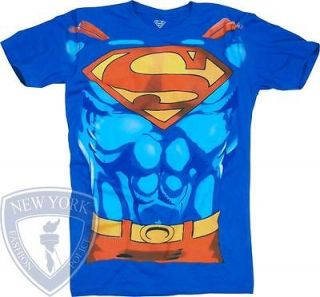 SUPERMAN T SHIRT CLARK KENT DC COMICS MUSCLE COSTUME TEE M