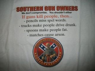Dixie Tshirt Southern Gun Owners Redneck Confederate Rebel Flag Right