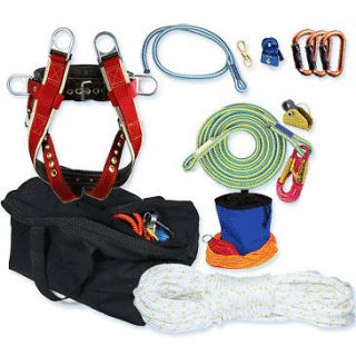 Tree Climbing Rope Kit,Basic Rope Kit for Climbers,Saddl e,150Rope