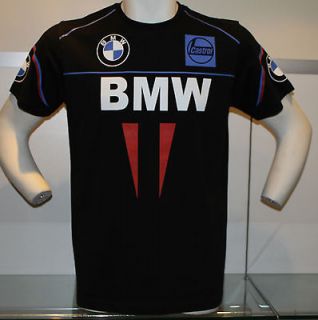 BMW Black White T Shirt, Classic, Motor Sports,Car Sports M L XL XXL