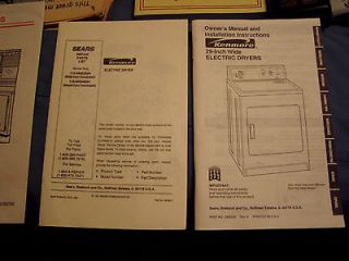 inch wide electric dryer,owners manual,parts,clothes dryer,appliance