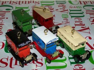 Lot Of 5 Lledo Days Gone Custom Christmas Ornaments (Clearance Sale