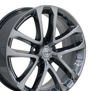 18 Black Chrome Nissan Altima 62521 Wheels Set of 4 OEM Rims