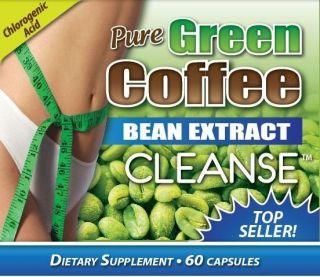 Bottle Pure GREEN COFFEE BEAN EXTRACT CLEANSE 800MG Top Seller with