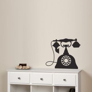 Vintage Telephone Wall Art Sticker, Hallway, Hall Table, Phone Decal
