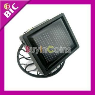 Clip on Solar Energy Cell Travel Cooling Cool Mini Fan