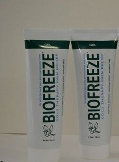 Pack Biofreeze 4 oz.Tubes   Pack of 2.  Low Price