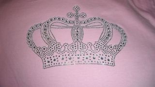 Crystal Crown, Pageant, Queen T shirts Pink or Black NEW S, M, L, XL