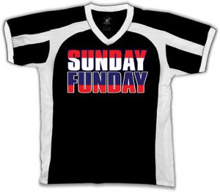 Sunday Funday Funny Pop Culture Saying Meme Quote Mens V Neck Sports T