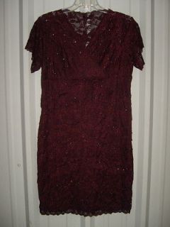Colleen Lopez Anniversary Dress Size 16W, Wine, NWoT or Size 16, Grey