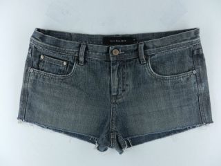 Calvin Klein Ck Frayed Hem 100% Cotton Jean Shorts Womens Sz 8 10 33/1
