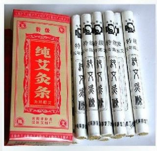 10PCS Premium Grade Five Years Old Moxa Roll Special Class Moxibustion