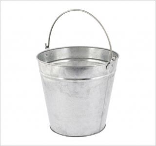 Metal Bucket Galvanised Strong 9 litre Capacity for Fire Coal Garden