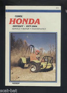 Honda FL250 Odyssey (1977 1984) Clymer Shop Manual FL 250,ATV,TB04,D