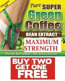 DOUBLE STRENGTH GREEN COFFEE BEAN EXTRACT, DIET SLIMMING PILLS, FREE