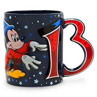 Disney World 2013 Sorcerer Mickey Mouse Ceramic Coffee Cup Mug NEW