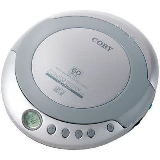 Coby CX CD329SVR Silver Slim Personal CD Player with Anti Skip
