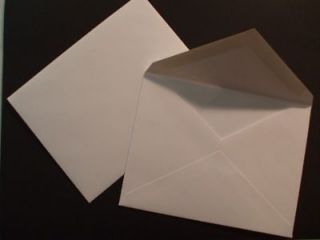 50 Premium Paper Envelopes A2 70#V Flap 4 3/8 x 5 3/4 White or