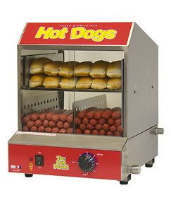 Commercial Hot dog Steamer Cooker Dog Pound Bun Warmer Machine 60048