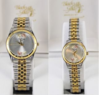 His Hers or Ours Black Hills Gold Two Tone Watch by Coleman