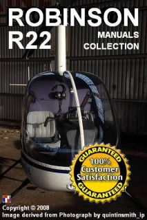 ROBINSON R22 Astro Raven Clipper Helicopter Manuals Collection Pilots
