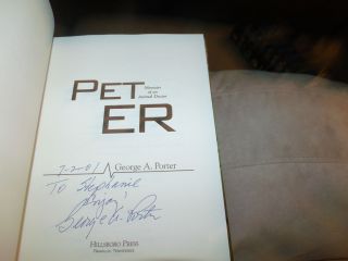 Memoirs of an Animal Doctor SIGNED by George A. Porter 1999 Hardcover