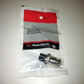 Radioshack Ham/CB/ Audio 4 Pin Female Mic Connector (274