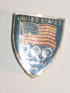 UNITED STATES OLYMPIC TEAM COLLECTOR PIN*LOS ANGELES**FINE CONDITION