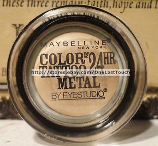 MAYBELLINE COLOR TATTOO Eyeshadow #70 BARELY BRANDED 24 Hour Eye