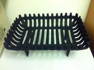 Fire Grate Dog Basket 16 or 18 Real Coal Log solid fuel with legs Iron