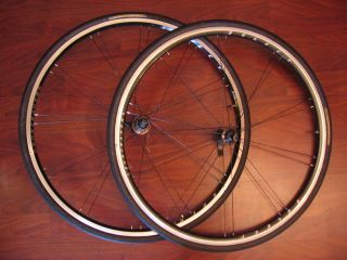 PAIRED SPOKE 700 C SHIMANO SRAM 10 SPEED WHEEL SET & CONTINENTAL TIRES