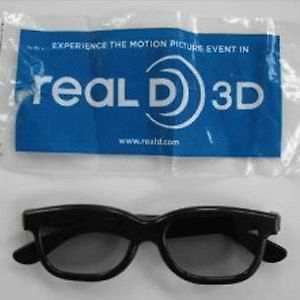 New Real D 3D Glasses Lot (Sealed Movie Theater Passive 3 D TV Specs
