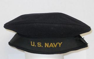 Vintage WWII U.S.Navy Sailors Wool Crackerjack Hat/Cap
