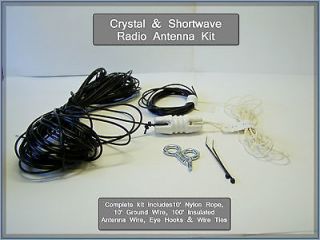 Shortwave Radio Antenna Kit 100 FUN PROJECT ham tube communication