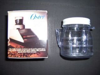 OSTER Coffee Grinder Accessory Attachment Baby Food